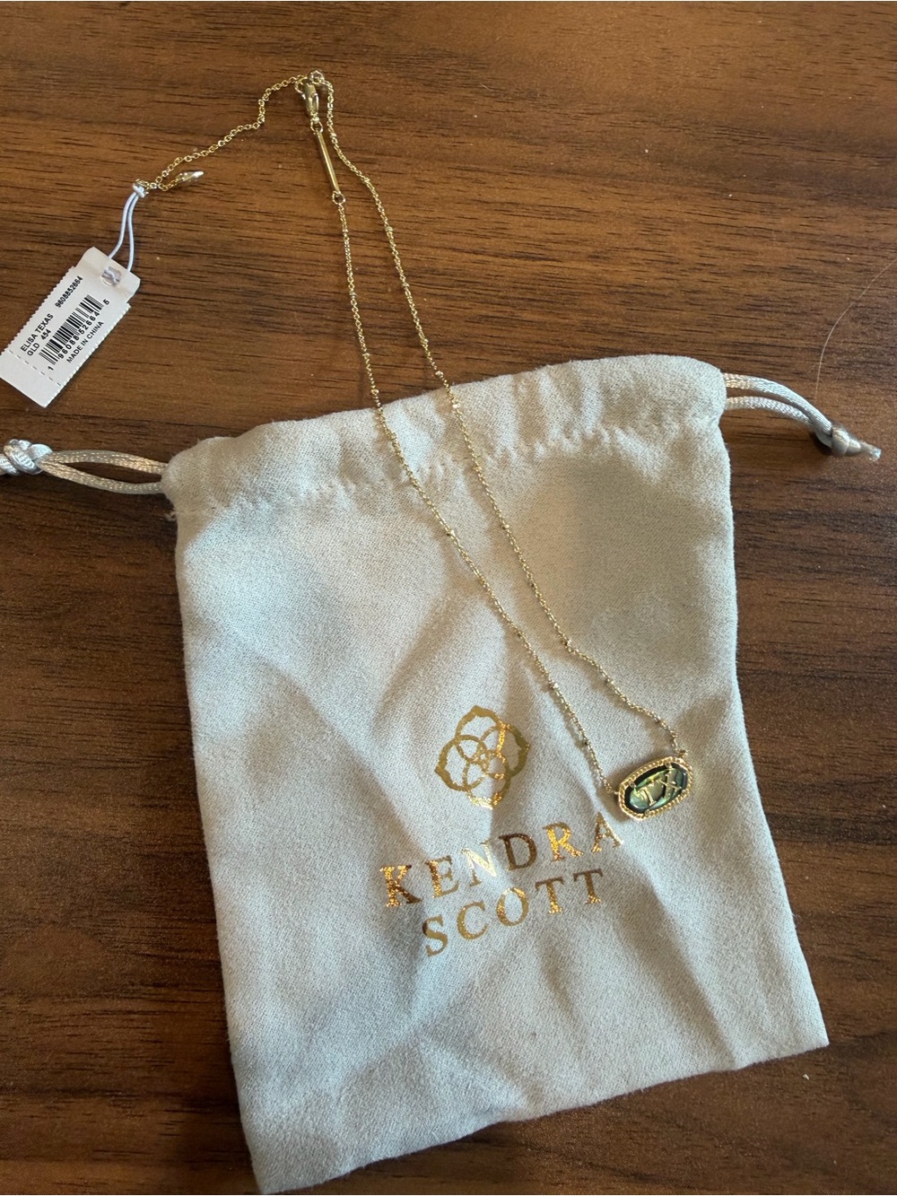 NWT Kendra Scott Elisa Pendant TX Necklace